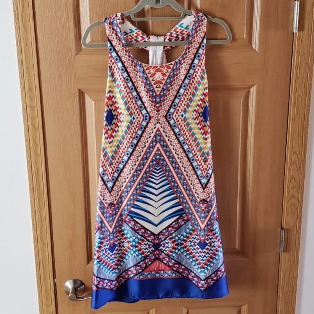 Graphic print dress
